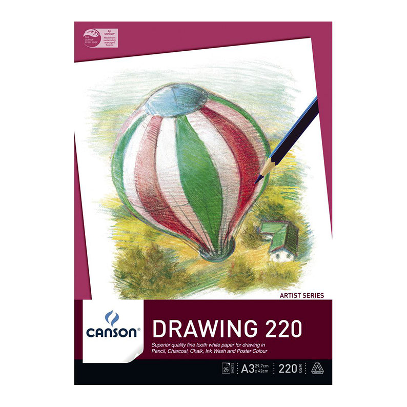 Canson : Drawing 220 Pad : 25 Sheets
