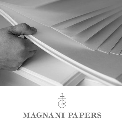 Magnani : Revere Printmaking Paper : Felt /Textured : Warm White : 250gsm : 56x76cm : 5 Sheets