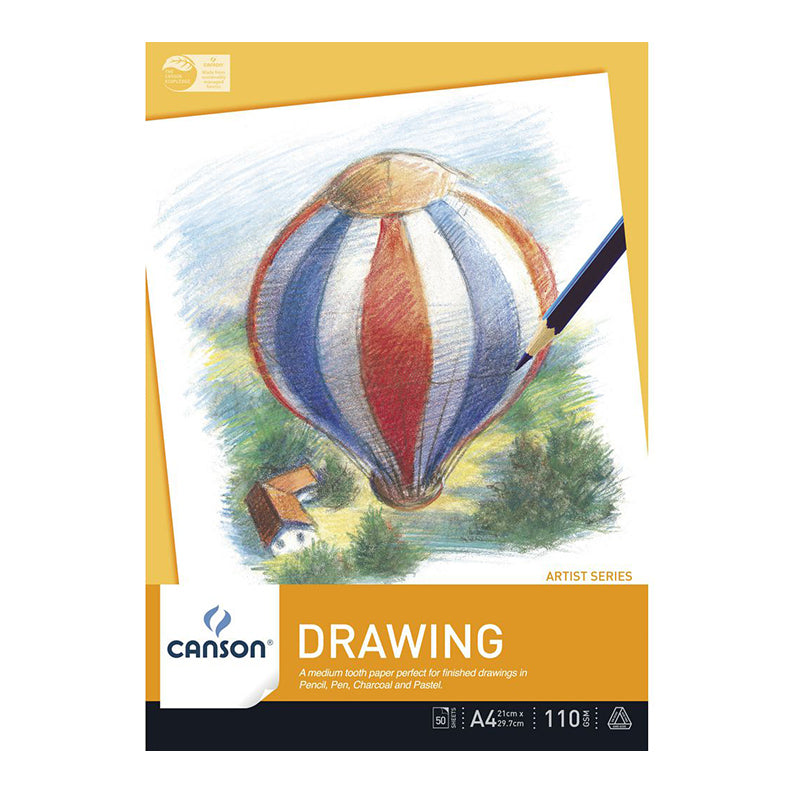 Canson : Drawing Pad : 110gsm : 50 sheets