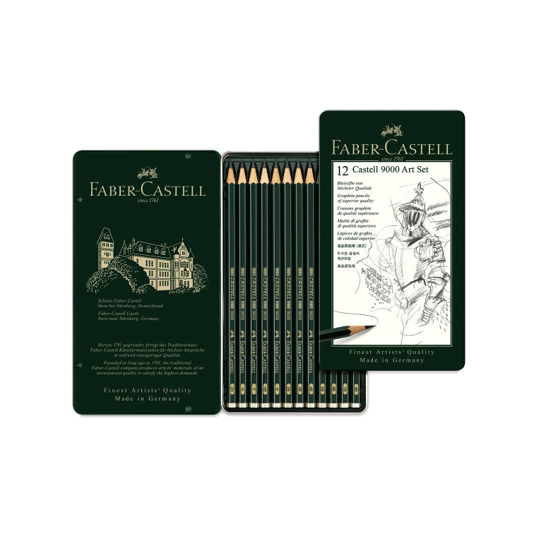 Faber-Castell : 9000 Drawing Pencil : Set of 12