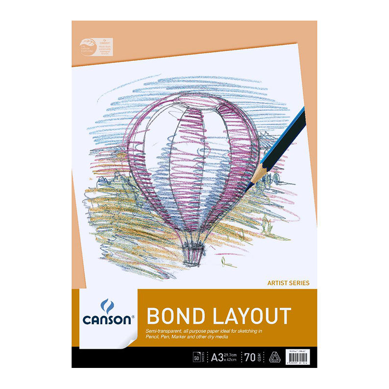 Bond Layout Pad 70gsm - 50 sheets
